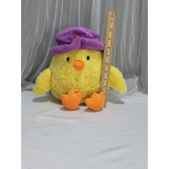 Yellow Baby Chick Spring Easter Stuffed Plush Animal Toy 2018 Animal Adventure - Picture 9 of 9